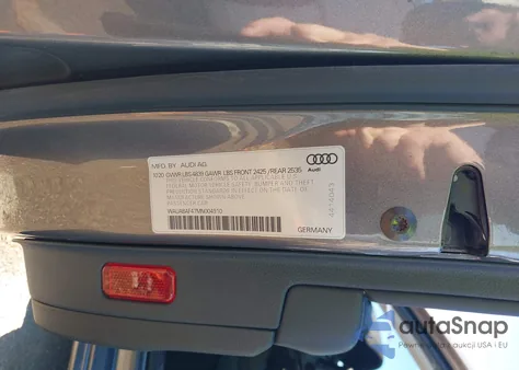 2021 Audi A4 Premium 40 Tfsi Quattro S Tronic z USA, uszkodzony, nr VIN WAUABAF47MN004910